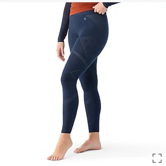 Smartwool Women's Intraknit 200 Thermal Merino Base Layer Bottom in Blue Size XS - Picture 5 of 14